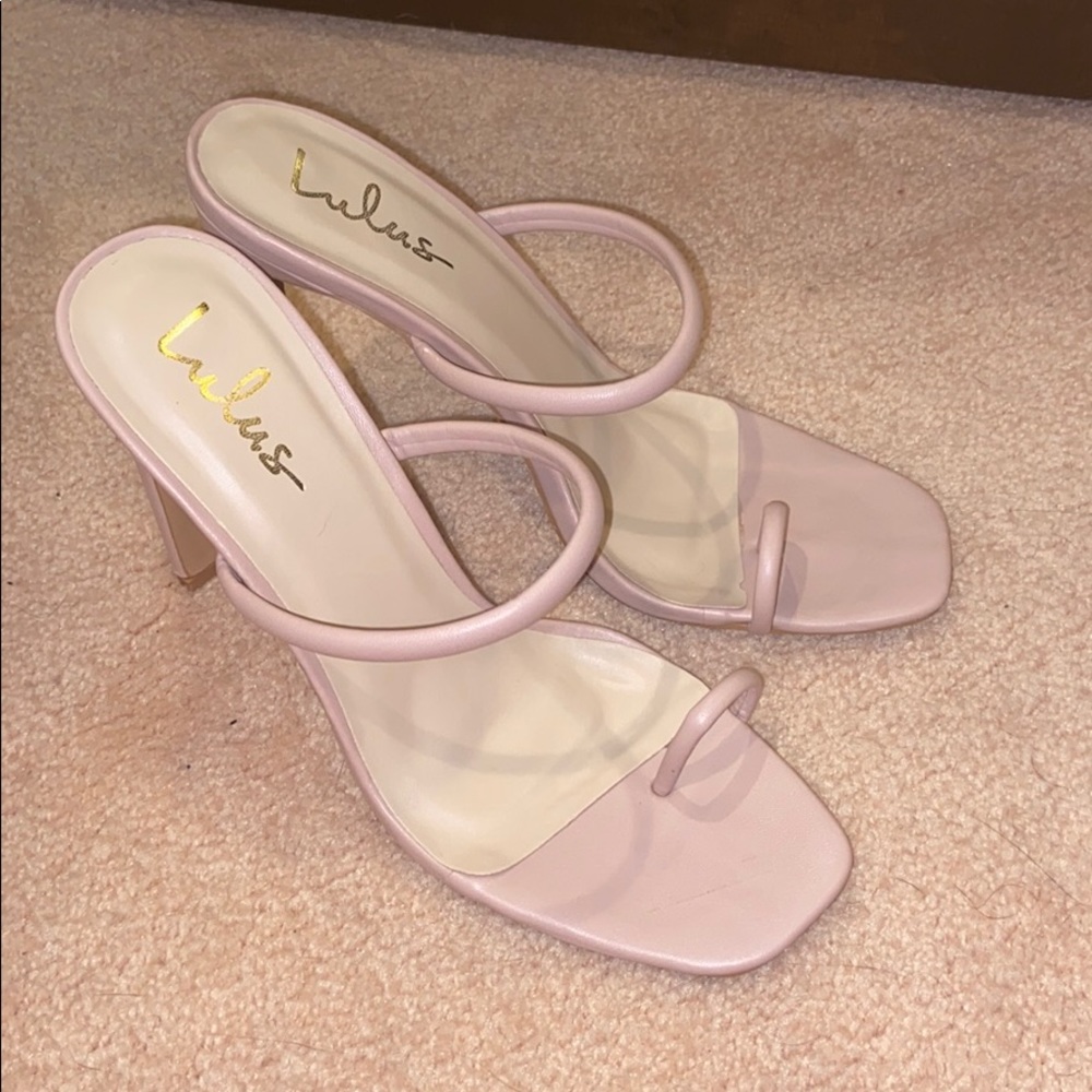 toe strap nude heels